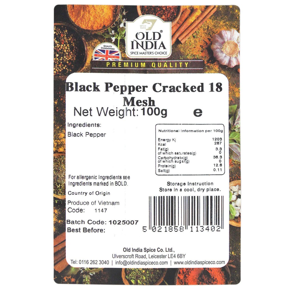 (Black Pepper Cracked 18 Mesh) Pepper Powder Black White Ground Fine Coarse thumbnail
