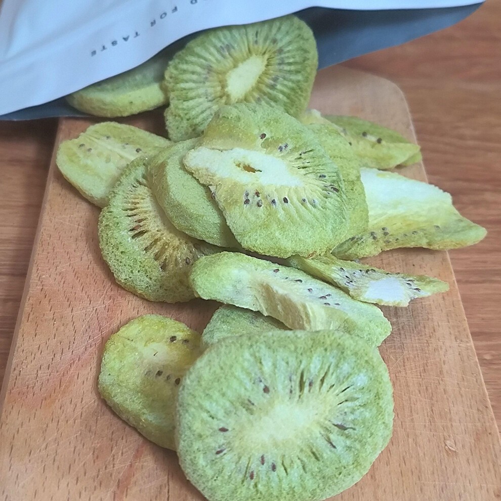 Pure Freeze Dried Fruit Slices | 100% Kiwi Fruit | Freeze Dried Sweets Dried Fruits No Additives Natural Gluten Free | Tropical Fruit Dried Kiwi Vegan thumbnail