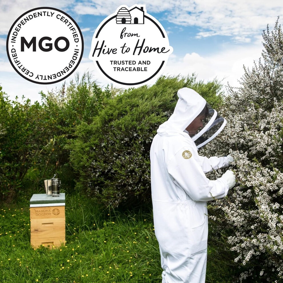 MANUKA DOCTOR - MGO 325+ Manuka Honey Monofloral 100% Pure New Zealand Honey Certified Guaranteed RAW Non-GMO 8.75 Oz thumbnail