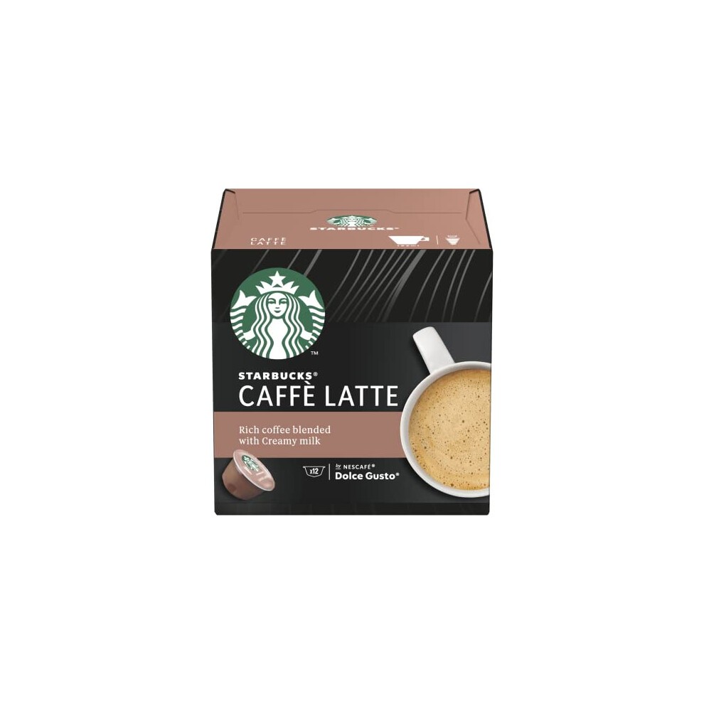 STARBUCKS White Cup Variety Pack by Nescaf? Dolce Gusto Coffee Pods 6 X 12 (72 Capsules) thumbnail
