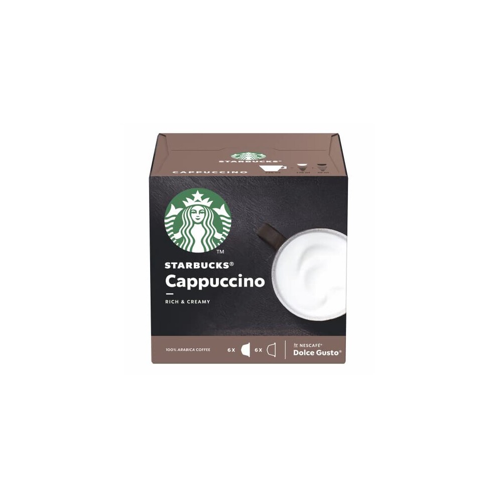 STARBUCKS White Cup Variety Pack by Nescaf? Dolce Gusto Coffee Pods 6 X 12 (72 Capsules) thumbnail