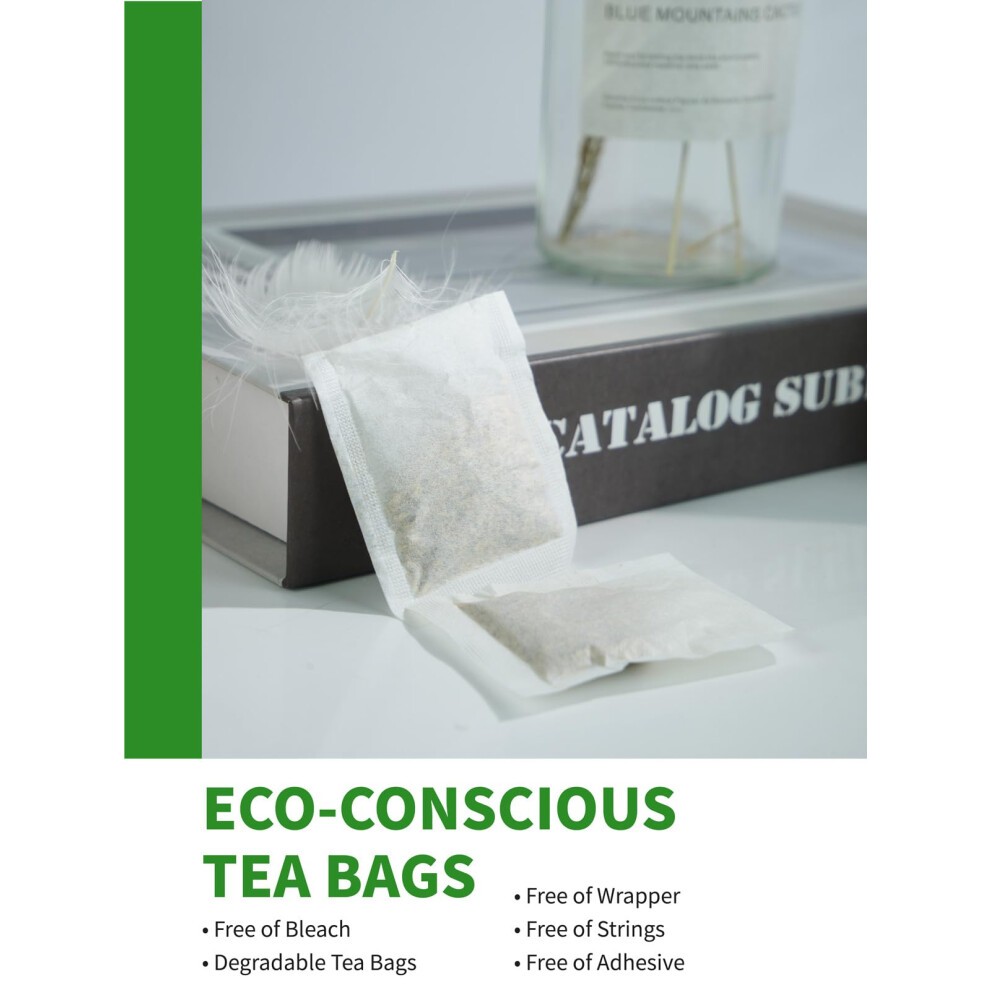 TeeLux Liquorice Tea Bags 100 Count, Pure Natural Liquorice Roots, Sweet Herbal Tea, Caffeine Free, Biodegradable Tea Bags thumbnail