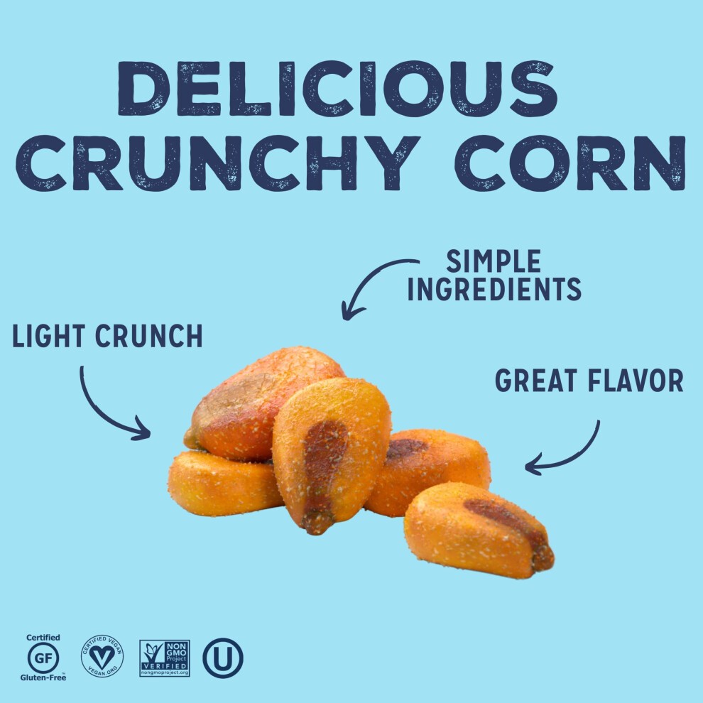 LOVE CORN Sea Salt Crunchy Corn Snack 20g X 24 Bags ? Healthy Snacks Ideal for Gluten Free & Vegan Diets ? Low Sugar Alternative for Crisps, Mixed thumbnail