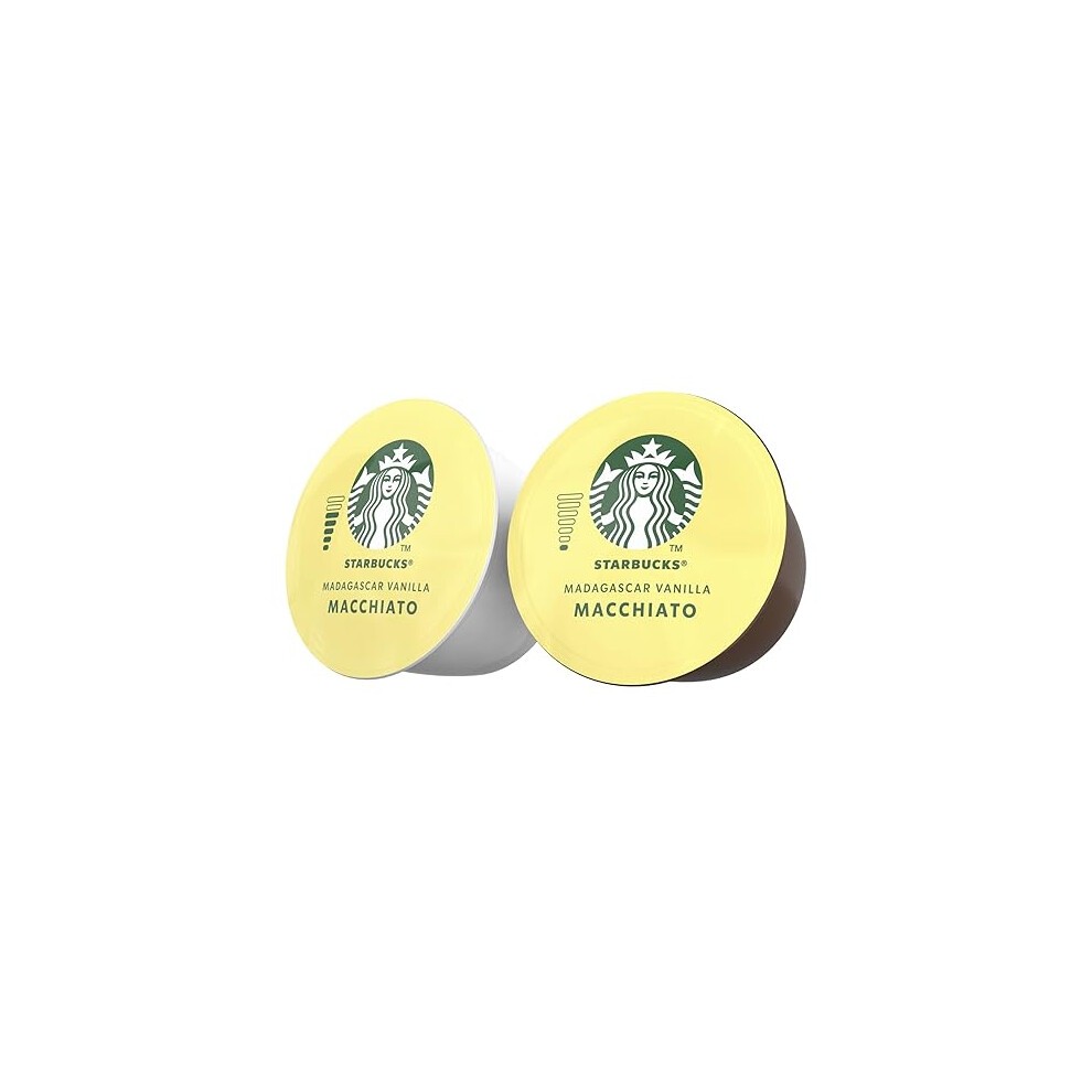 STARBUCKS Vanilla Macchiato by Nescafe Dolce Gusto Coffee Pods, 6 X 12 (72 Capsules) thumbnail