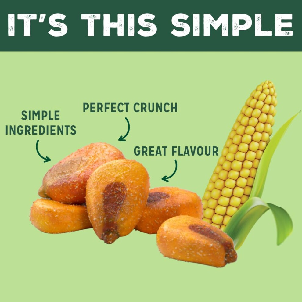 LOVE CORN Cheese & Onion Crunchy Corn Snack 20g X 24 Bags ? Healthy Snacks Ideal for Gluten Free & Vegan Diets ? Low Sugar Alternative for Crisps, thumbnail