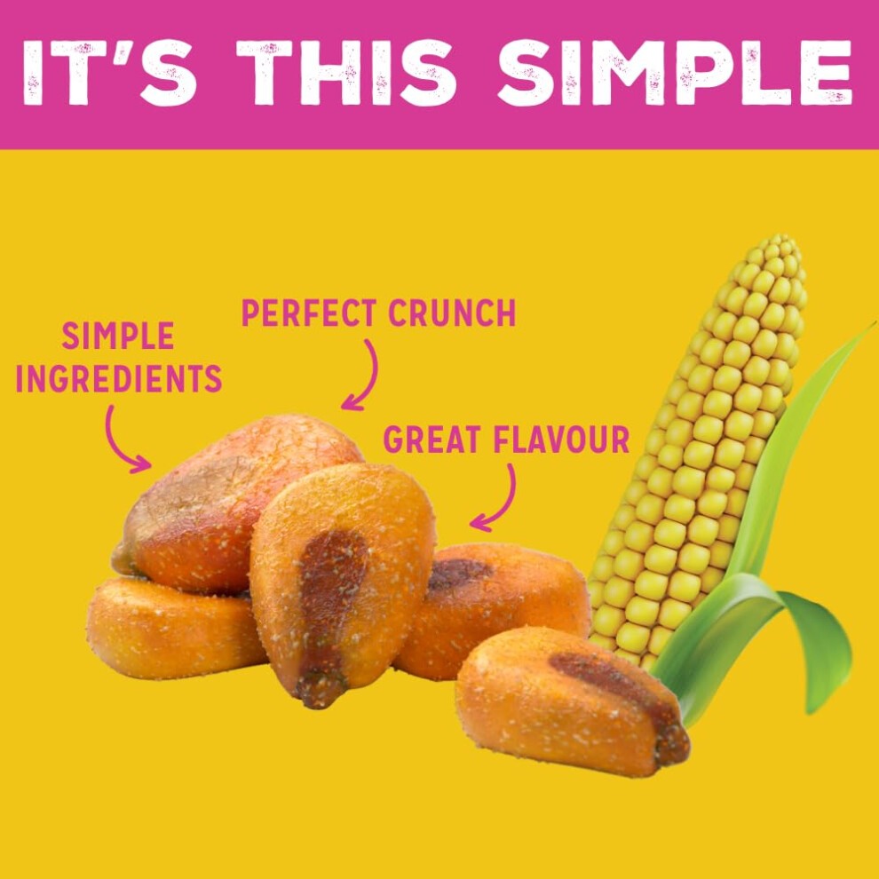 LOVE CORN Sweet & Salty Crunchy Corn Snack 20g X 24 Bags ? Healthy Snacks Ideal for Gluten Free Diets ? Alternative for Crisps, Popcorn & Chocolate ? thumbnail