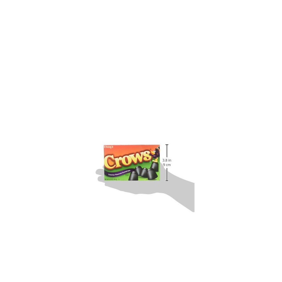 Tootsie Crows Licorice Flavored Gumdrops (Pack of 3) 184g Theater Boxes thumbnail