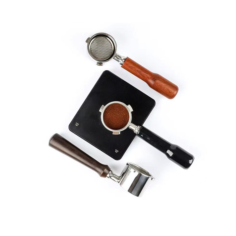 (ABS Black) 51mm Bottomless Portafilter for Delonghi 9155/9255/9355/9335/9665 Stainless Steel Naked Coffee Handle with Basket thumbnail