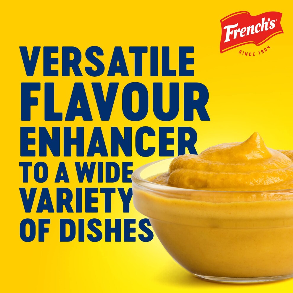 French's Classic Yellow Mustard, Deep & Tangy Flavour, Versatile Condiment, Bulk Container, Food Service Size, 2.9kg (Pack of 4) thumbnail
