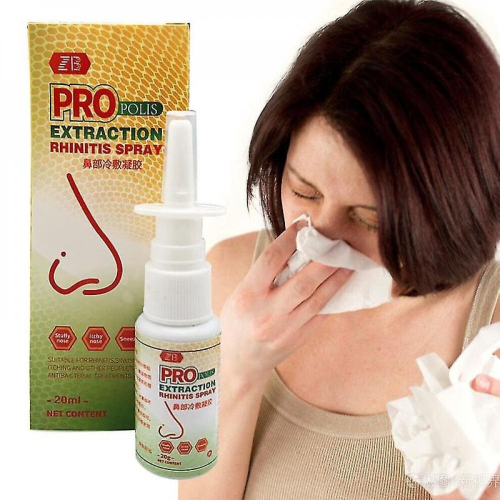 Herbal Propolis Nasal Spray Powerful Treatment Chronic Thinitis Sinusitis Prevent Sneezing Nose