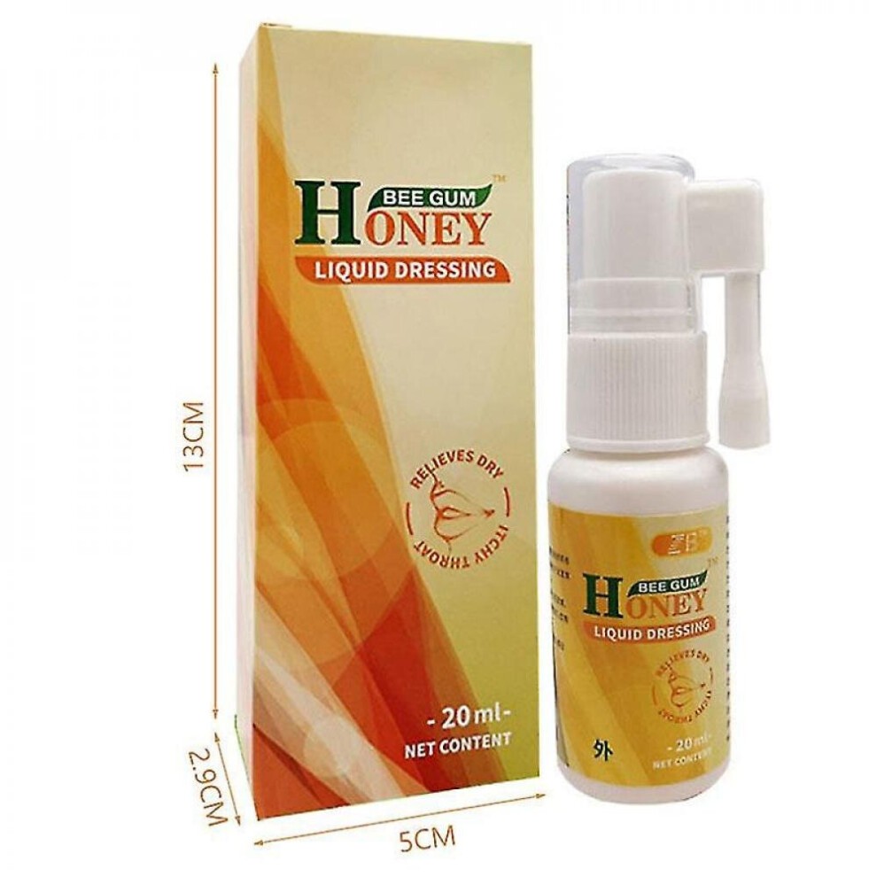 20ml Bee Propolis Oral Spray Clean Mouth to Renew the Breath for Ulcer Pharyngitis thumbnail
