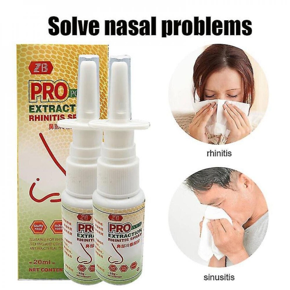 Tib Zb 5pcs Propolis Nasal Spray Relieves Rhinitis/cold/allergic Rhinitis/sinusitis/dry Itching/swelling Nose Health Care Drop thumbnail