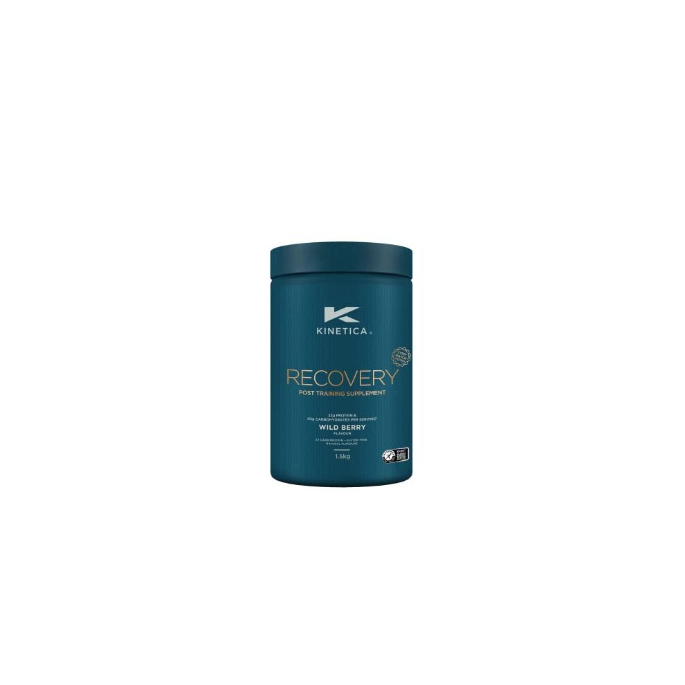 Recovery Powder Post Workout Drink Muscle Repair and Energy Store Replenisher 20 Servings Wild Berry 15kg