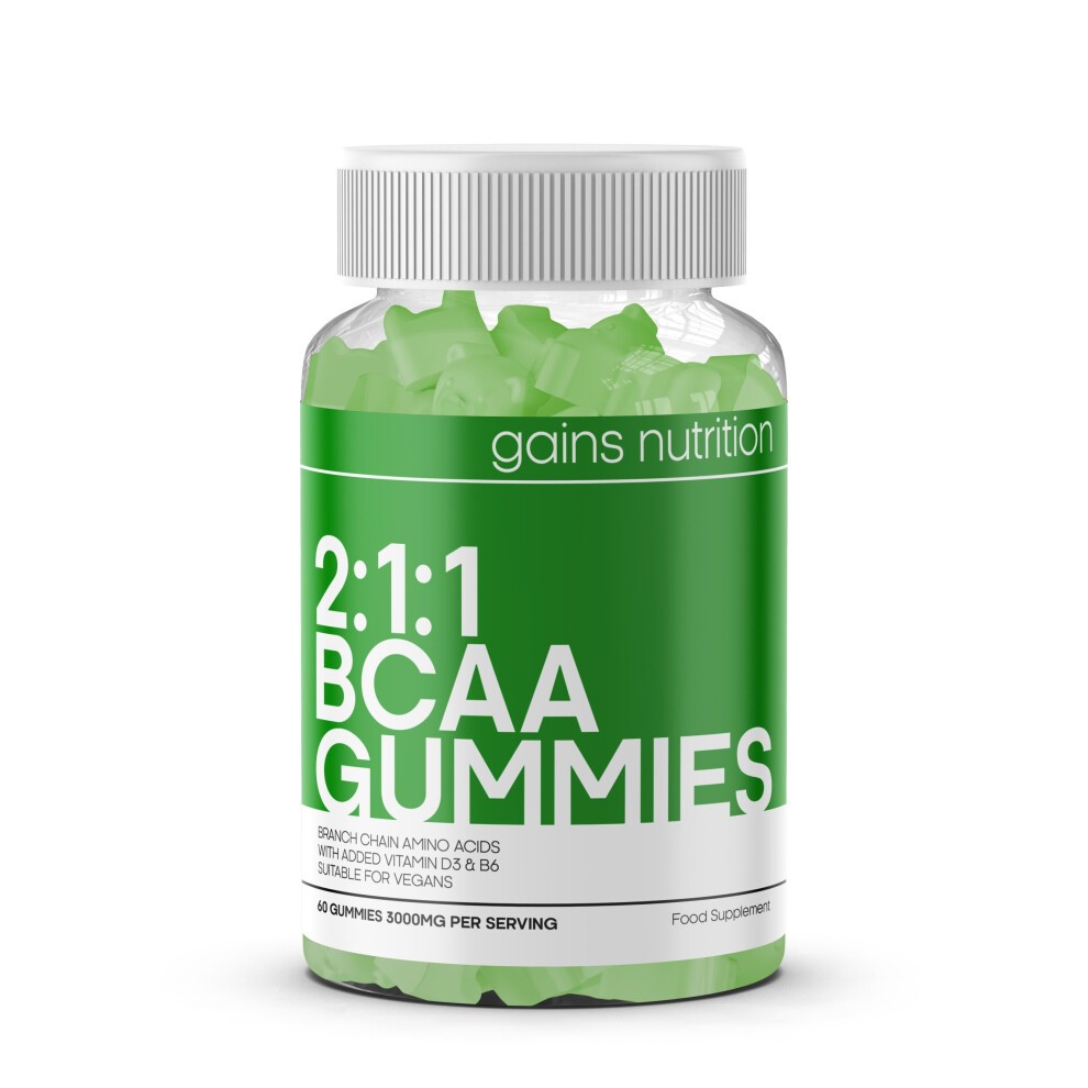 BCAA 2:1:1 Gummies - 1000mg Branch Chain Amino Acids per Serving