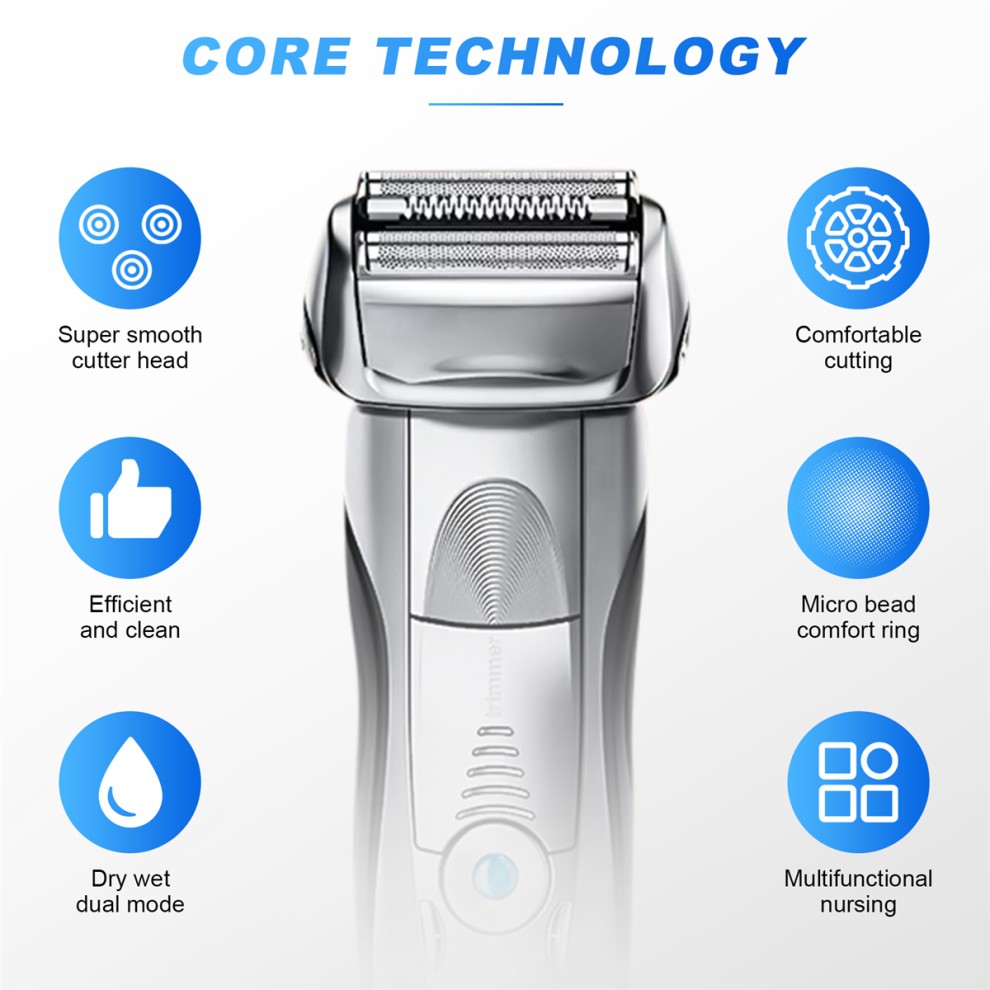 For Series 7 Shaver 70S Replacement Electric Shaver Heads 720S 790CC 760CC 765C 795CC 9565 9585 7840S Silver thumbnail