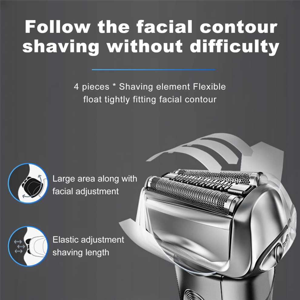 For Series 7 Shaver 70S Replacement Electric Shaver Heads 720S 790CC 760CC 765C 795CC 9565 9585 7840S Silver thumbnail