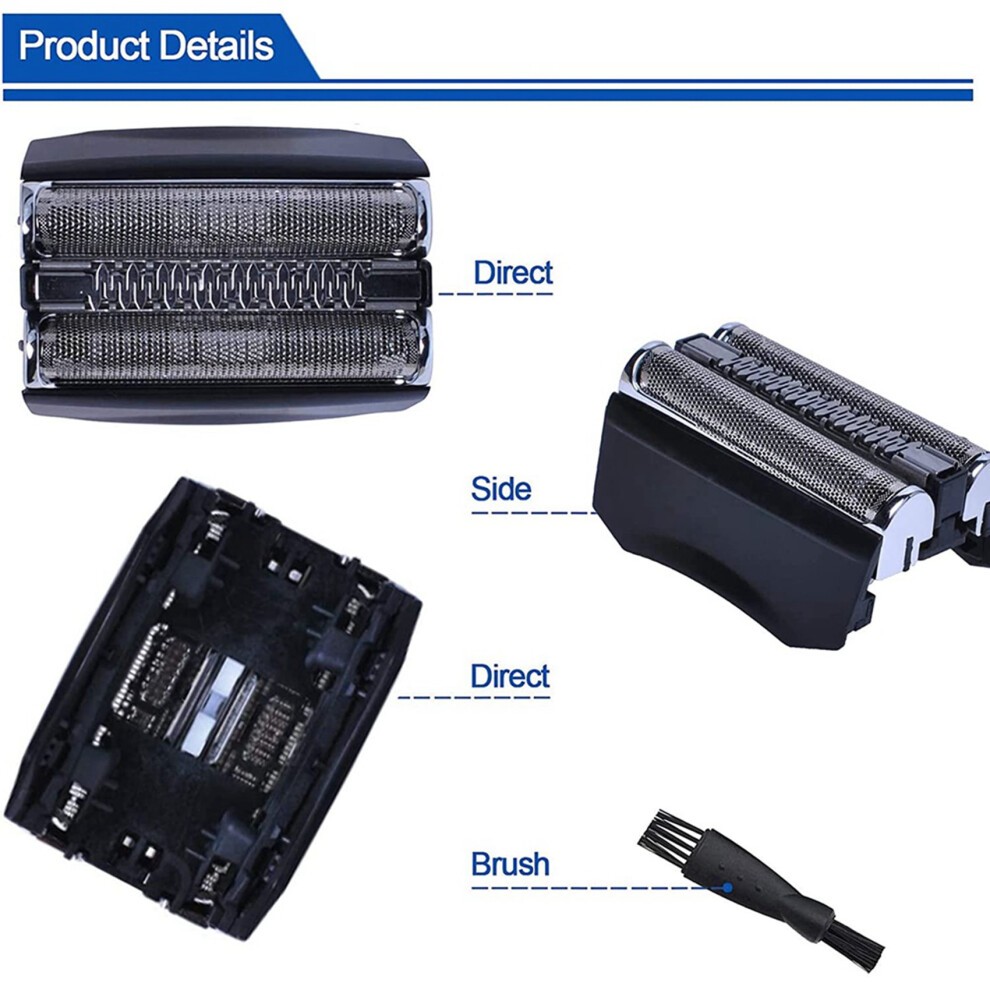 2X 70B Shaver Replacement Foil & Cutter for Series 7 720S 790CC 760CC 765CC 795CC 730 9565 750CC 9585 9591 7840S B thumbnail