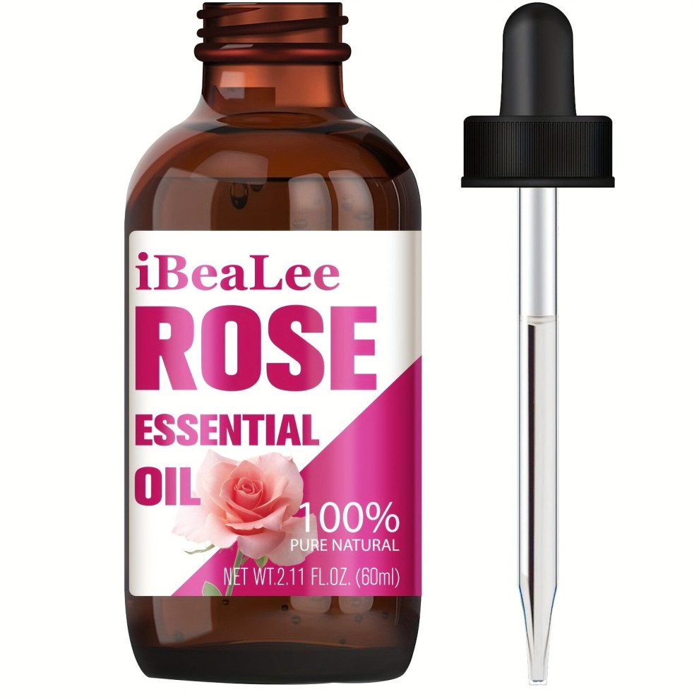 100 Pure Natural Rose Hair Care Beauty Rose Use for Face Hair & Scalp Care Body and Hair Organic Blend of Apricot Vitamin E and Sweet Almond Moisturiz