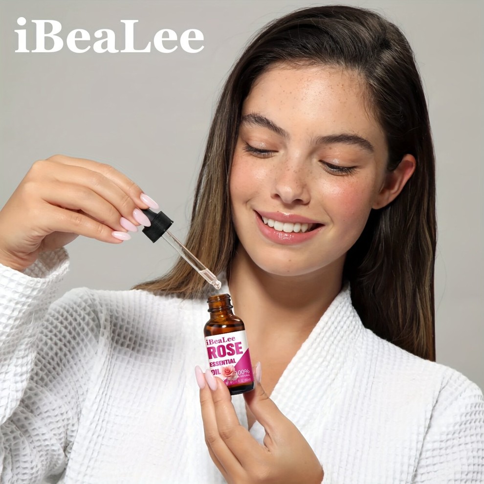 100 Pure Natural Rose Hair Care Beauty Rose Use for Face Hair & Scalp Care Body and Hair Organic Blend of Apricot Vitamin E and Sweet Almond Moisturiz thumbnail