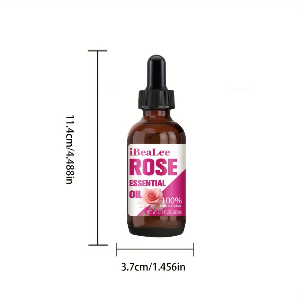 100 Pure Natural Rose Hair Care Beauty Rose Use for Face Hair & Scalp Care Body and Hair Organic Blend of Apricot Vitamin E and Sweet Almond Moisturiz thumbnail