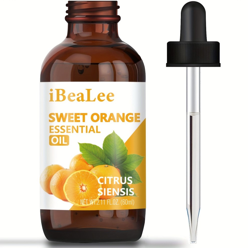60ml Organic Sweet Orange Essential 100 Undiluted Natural Sweet Orange Essential Oils for Hair&Scalp Care Aromatherapy and Skin Care Pure Cold Pressed