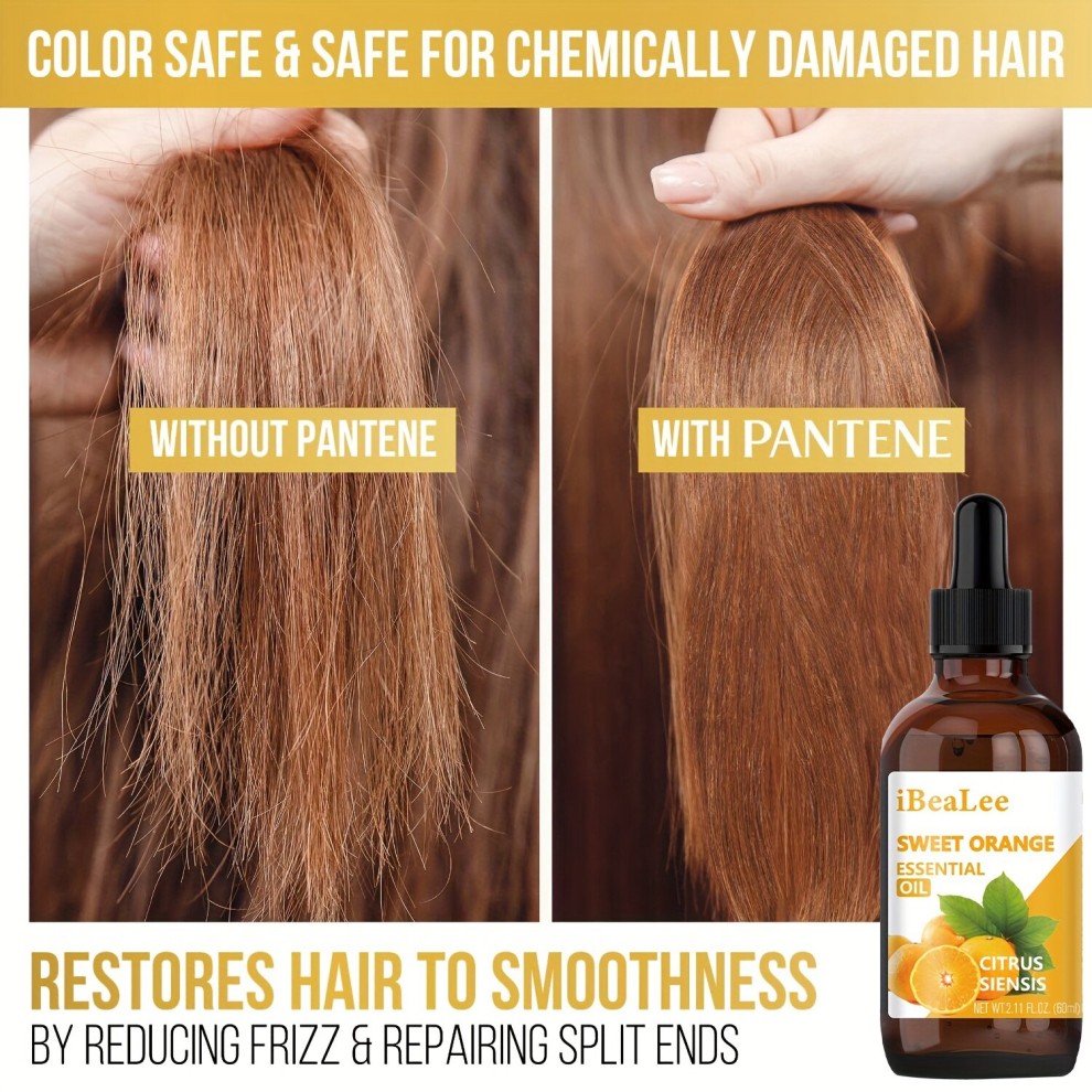 60ml Organic Sweet Orange Essential 100 Undiluted Natural Sweet Orange Essential Oils for Hair&Scalp Care Aromatherapy and Skin Care Pure Cold Pressed thumbnail