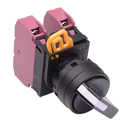 IDEC 22mm 3 Position Maintained Selector Switch 2NC IP65 YW1S-3E02