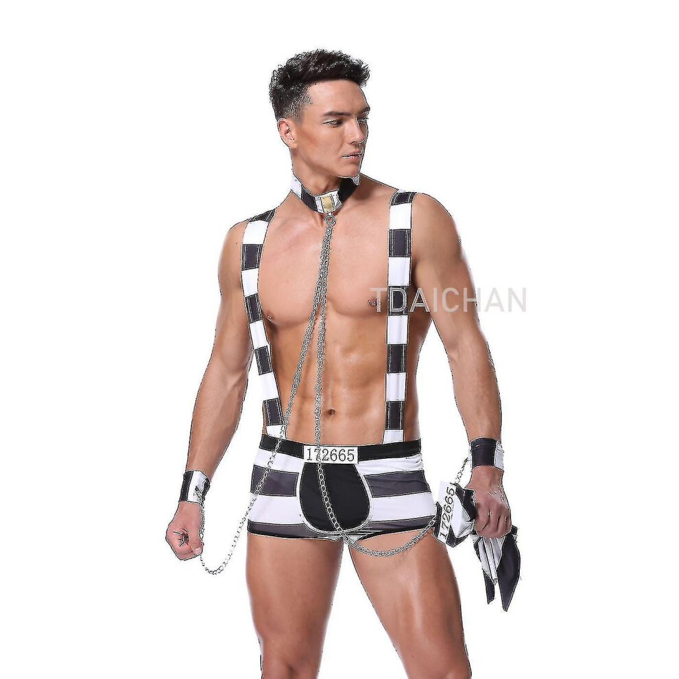 (20198) Sexy Mens Costume Cosplay Uniform Men Underwear Set Exotic Costumes for Valentine