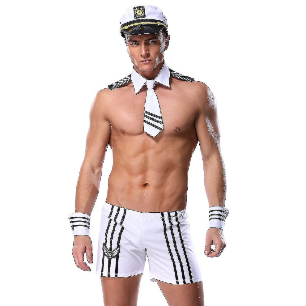 (20198) Sexy Mens Costume Cosplay Uniform Men Underwear Set Exotic Costumes for Valentine
