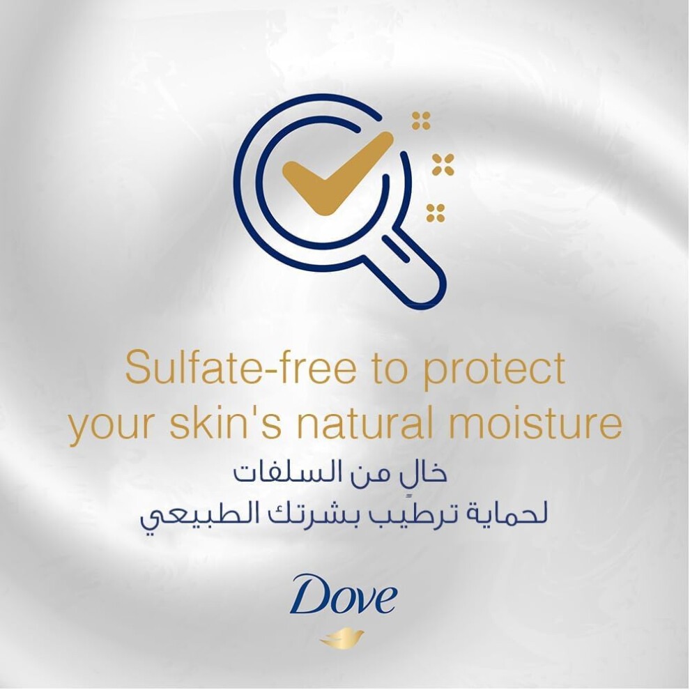 DOVE Deeply Nourishing Body Wash for Instantly Moisturized Skin 500ml Pack of 3 | No Sulfates & Parabens | Triple Moisture Serum Shower Gel thumbnail