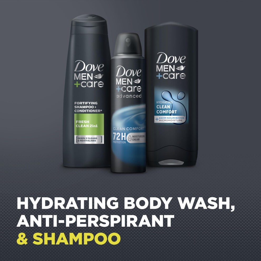 Dove Men+Care Restore Collection + Charging Pad Gift Set Body Wash, 2-in-1 Shampoo & Conditioner and Anti-perspirant Perfect Gifts for Him 3 Piece thumbnail