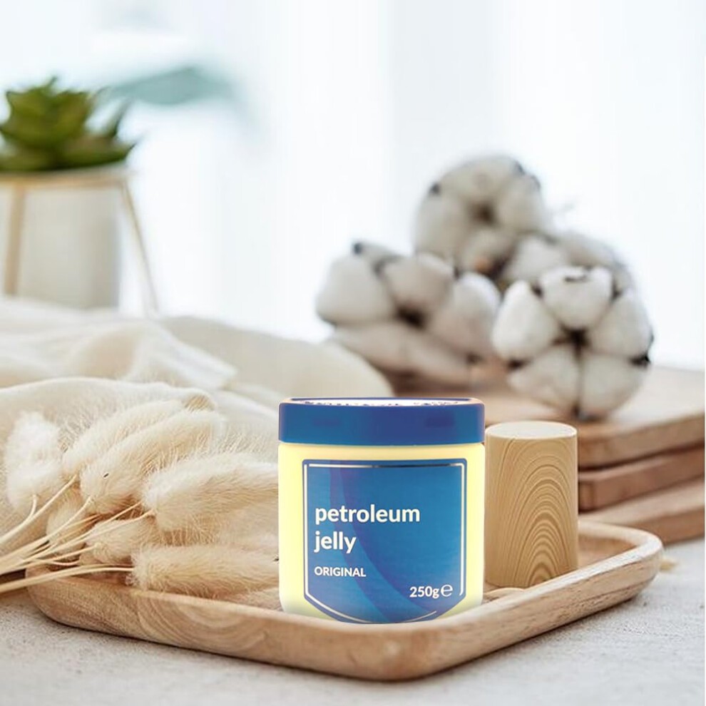 - Original Petroleum Jelly 250g - Petroleum Jelly Ideal for Cracked, Dry Skin and Eczema Relief Skin Protection and Healing Soothing Properties -3pk thumbnail