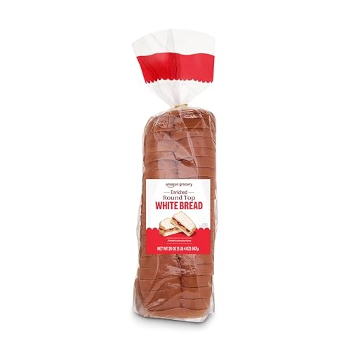Amazon Grocery, Enriched Round Top White Bread, 20 Oz, Frozen (Previously Amazon Fresh Brand, Packaging May Vary)