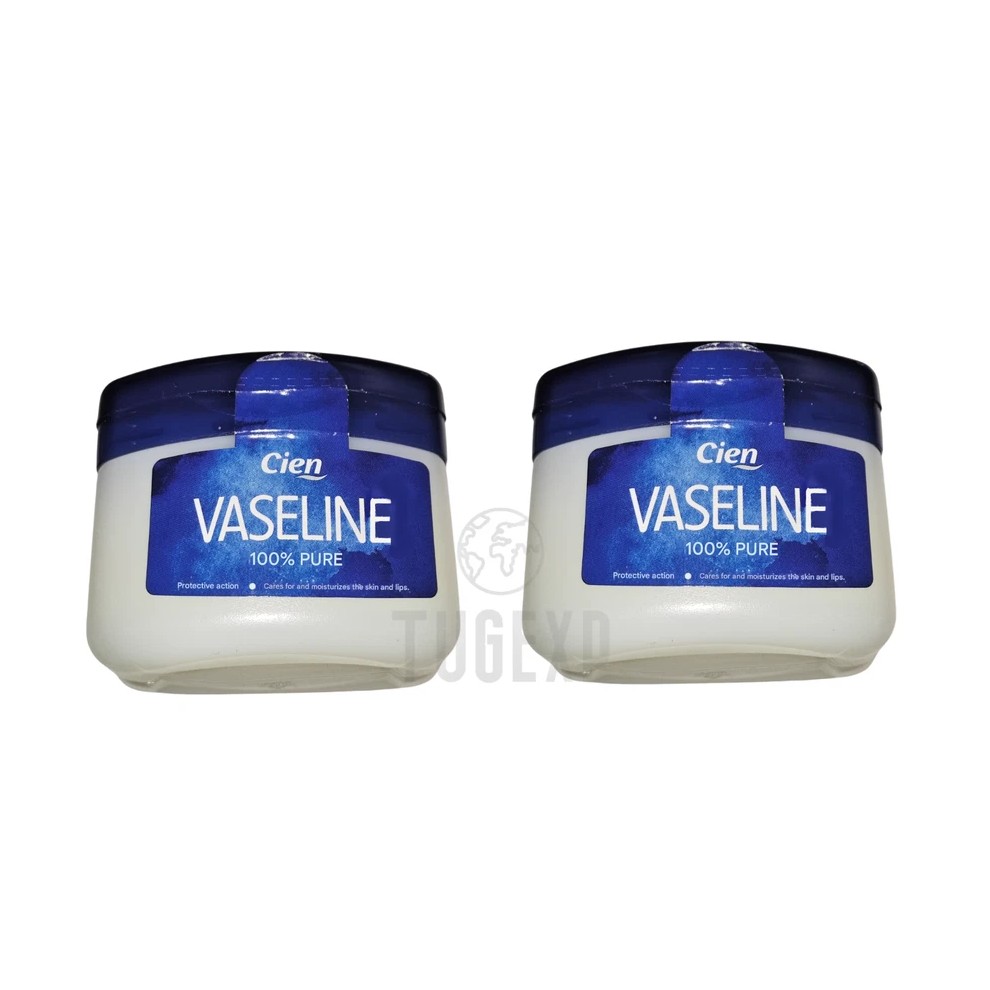 Cien Vaseline 100% Pure Petroleum Jelly 2 Pack Set 2 X 100ml (7.04oz)