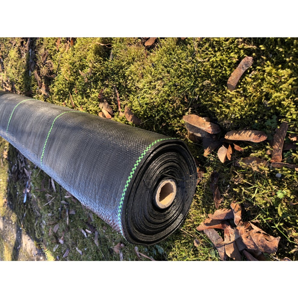 Heavy Duty Woven Weed Control Fabric Membrane Landscape Garden Weed Prevention thumbnail
