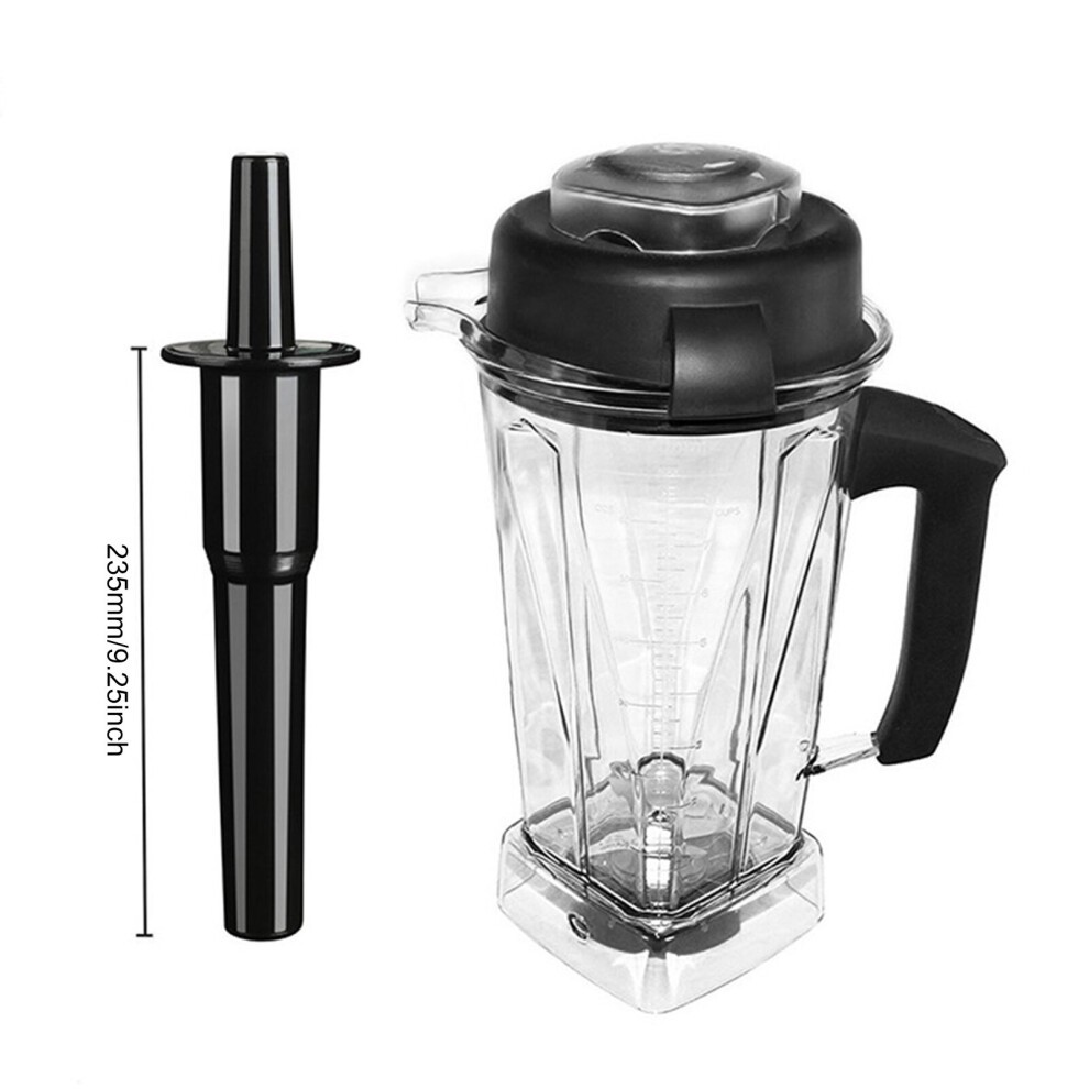 Durable ABS Plastic Black Juice Blender Parts Juice Tamper Accelerator for Vitamix Classic Standard 64 for Oz Container Longer thumbnail