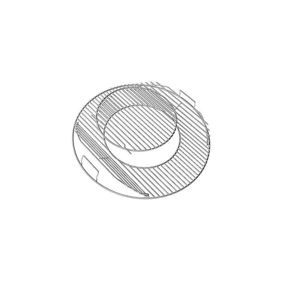 8835 Grill Grates,Replacement for Weber 8835 Charcoal Grills, Gourmet System, Chrome Plated Cooking Grids for Weber 57cm Grills, One-Touch, Performer,