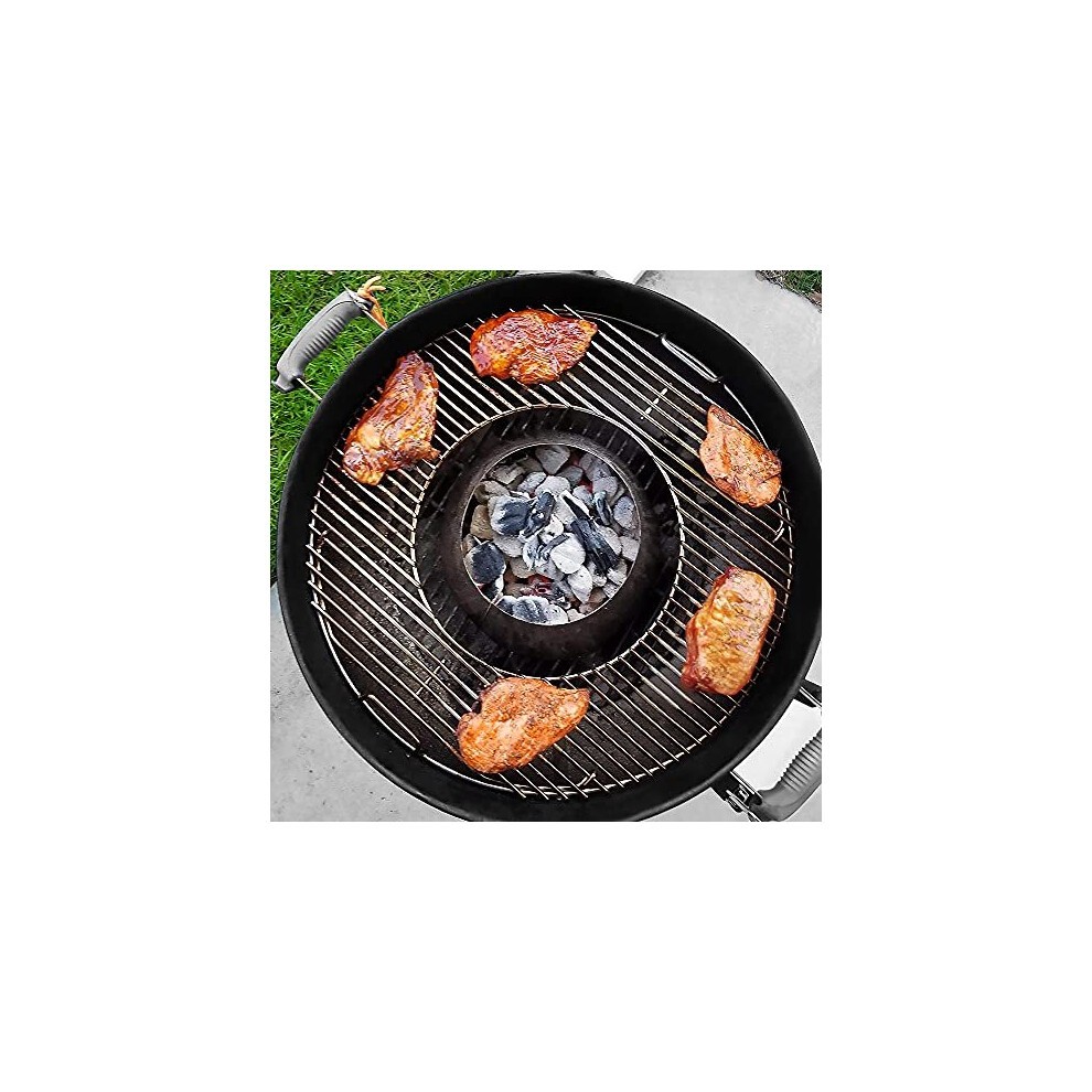 8835 Grill Grates,Replacement for Weber 8835 Charcoal Grills, Gourmet System, Chrome Plated Cooking Grids for Weber 57cm Grills, One-Touch, Performer, thumbnail