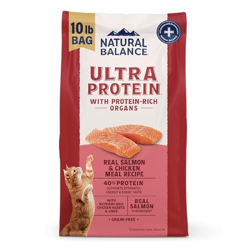 Natural Balance Ultra Protein Real Salmon & Chicken Meal Cat 10 Lbs