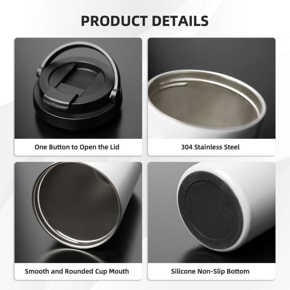 Coffee Mug Yellow Golden Retriever Puppy with Bubble Gum  16 Oz Stainless Steel Vacuum Insulated Tumbler Cup thumbnail