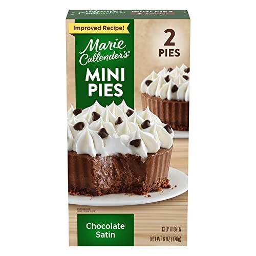 Marie Callender's Chocolate Satin Mini Pies, 2 Pies, Frozen, 6 Oz.
