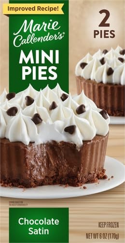 Marie Callender's Chocolate Satin Mini Pies, 2 Pies, Frozen, 6 Oz. thumbnail