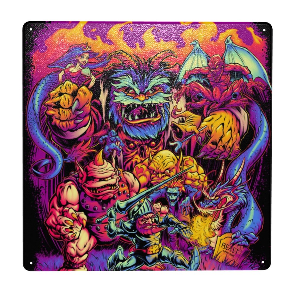 (GHOSTS &x27;N&x27; GOBLINS .=9657) Metal Tin Sign 12x12