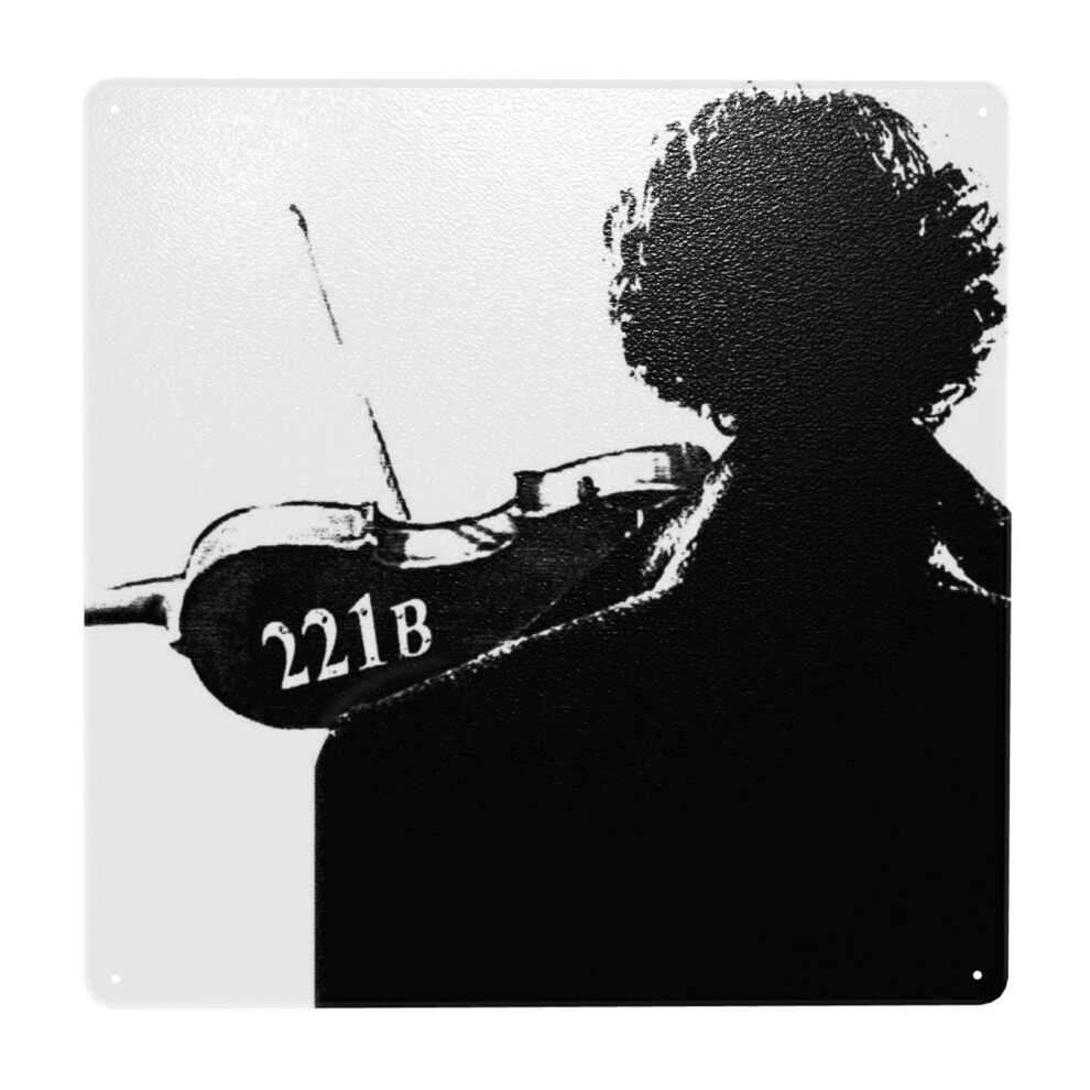 (I Play the Violin When I'm Thinking=8875) Metal Tin Sign 12x12