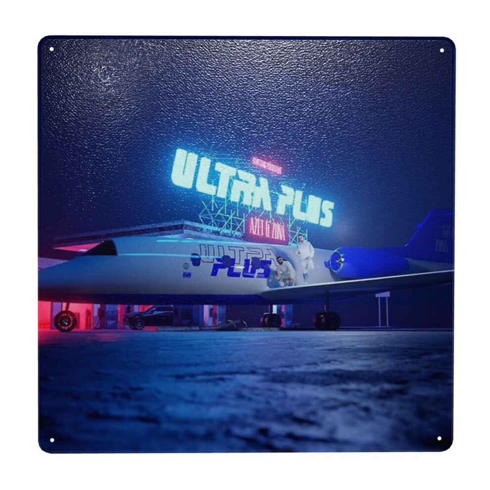 (AZET ZUNA ULTRAPLUS ALBUM MERCH DESIGN=5797) Metal Tin Sign 12x12