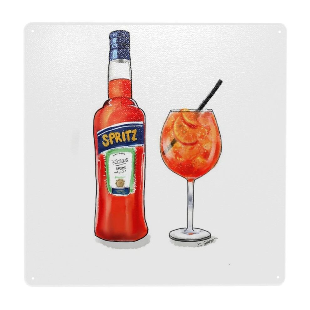 (Spritz Cheers!=9545) Metal Tin Sign 12x12