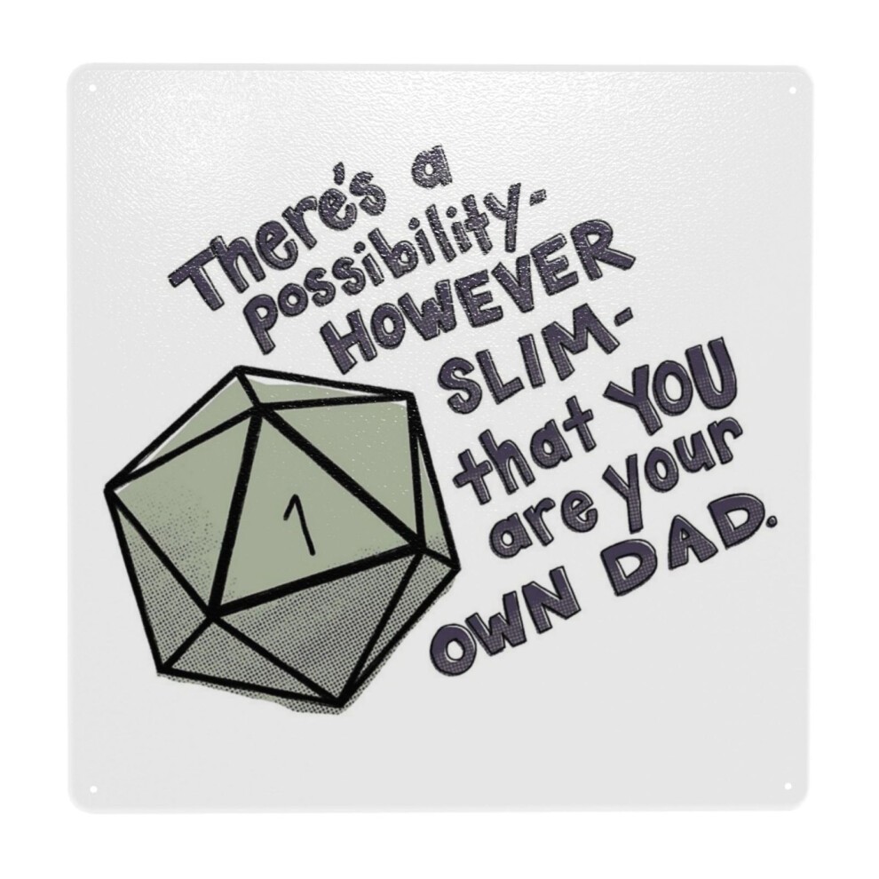 (Gorgug Critical Dad=3251) Metal Tin Sign 12x12