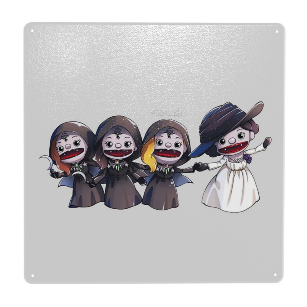 (House Dimitrescu Puppets=5588) Metal Tin Sign 12x12