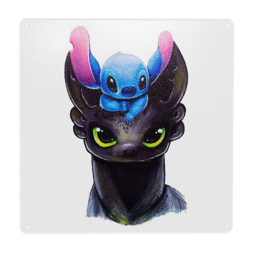 (Stitch Dan Naga 21=4804) Metal Tin Sign 12x12