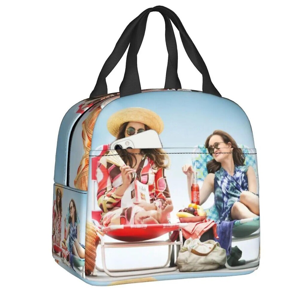 (B-T-5513) TV Show Gilmore Girls Insulated Lunch Bag for Women Children Portable Cooler Thermal Lunch Box School Food Picnic Container Bags thumbnail